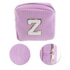 Unique Bargains Letter Z Pattern Makeup Bag 1 Pc - 4 of 4