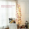 Whisen 8FT Prelit Slim Artificial Christmas Tree with 300 LED Lights and 618 Tips - 3 of 4