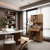 Syemin Decorative Storage Cabinets Tall Farmhouse Pantry Cabinet, Kitchen Storage Pantry, Versatile Rustic Cupboard, Beige, 27.01"*15.28"*72.72" - 4 of 4