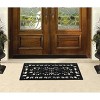 A1HC 100% Rubber Outdoor Doormat, Elegant Scrollwork, 24"x48", All-Weather, Slip-Resistant, Mats for Entryways - 4 of 4