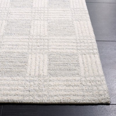 Ivory Wool Handmade Tufted 4' x 6' Rectangular Area Rug