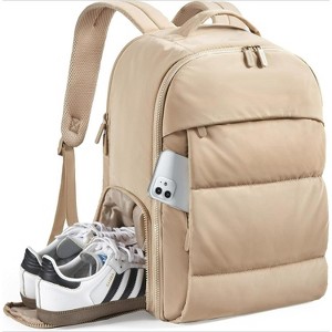 30L Carry-On Backpack, Gym Bag with Shoe Compartment Fits 15.6" Laptop, Lightweight Water-Resistant for Travel - 1 of 4