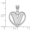 Black Bow Jewelry Sterling Silver Villanova Wildcats NCAA Pendant - 2 of 3