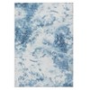 TROPOW Washable Soft Area Rug, 8x10 Modern Abstract Design Rugs, Stain Resistant Foldable Carpet Non-Shedding Floor Mat with Non-Slip Backing - 2 of 4