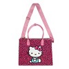 Hello Kitty Bows 3-Piece Tote Travel Set With Crossbody Bag & Luggage Tag - 2 of 4