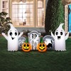 Occasions Airflowz Inflatable Ghost and Tombstone Scene, 8 ft Tall, Multicolored - 2 of 2