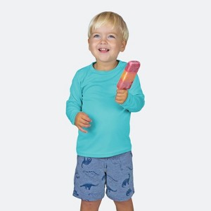 Vapor Apparel UPF 50+ UV Sun Protection Toddler Long Sleeve Rash Guard Swim Shirt - 1 of 3
