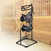 VEVOR Freestanding Saddle Stand, 30 x 30 x 68.5 in, 3 Tiers Saddle Rack, Heavy Duty Saddle Blanket Holder with Removable & Rotating Tiers - 2 of 4