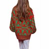 Women's Candy Cane Charm Oversized Sweater - FANTASTIC FAWN - 3 of 3