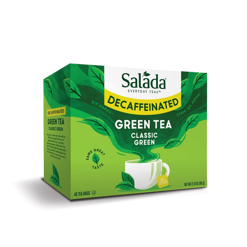 Salada Decaffeinated Green Tea, 20 Individually Wrapped Tea Bags (Pack of 6), 5 of 6