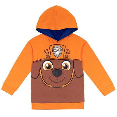 PAW Patrol Zuma Toddler Boys Fleece Cosplay Pullover Hoodie Orange 