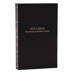 KJV Holy Bible: Pocket New Testament with Psalms and Proverbs, Black Softcover, Red Letter, Comfort Print: King James Version - by  Thomas Nelson - 1 of 1