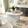 Modern Engineered Wood Center Coffee Tables for Living Room, Home Office Wooden Farmhouse Rustic Cocktail Tea Accent Table - 4 of 4