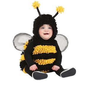 HalloweenCostumes.com Infant Fuzzy Buzzy Bee Costume | Exclusive Baby Costumes - 1 of 3