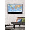 Map - World 17 Framed Poster Trends International - 2 of 4