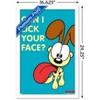 Trends International Garfield - Odie Face Lick Framed Wall Poster Prints - 3 of 4