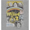 Wizard Of Oz Distressed Movie Poster 
 Women's Crew Neck Short Sleeve Crop Tee - 2 of 2