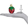 Old World Christmas Glass Blown Ornament, Sparkling Strawberry - 2 of 3