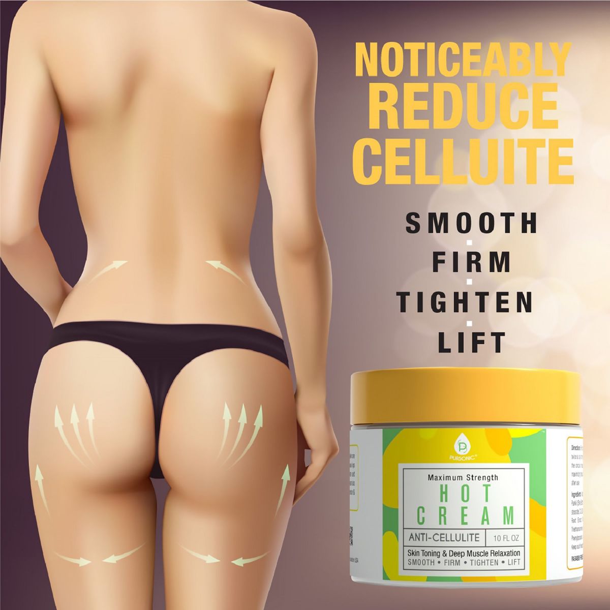 Pursonic Anti Cellulite & Muscle Relaxation Hot Cream - thumbnail 2