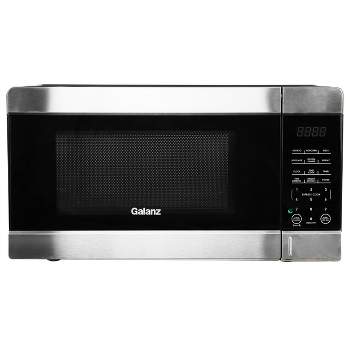 Galanz 0.9 cu ft 900W Countertop Microwave Oven in Black with One Touch Express Cooking