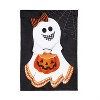 Evergreen Girl and Boy Ghost Reversible Garden Burlap Flag 12.5 x 18 Inches Indoor Outdoor Decor - 4 of 4