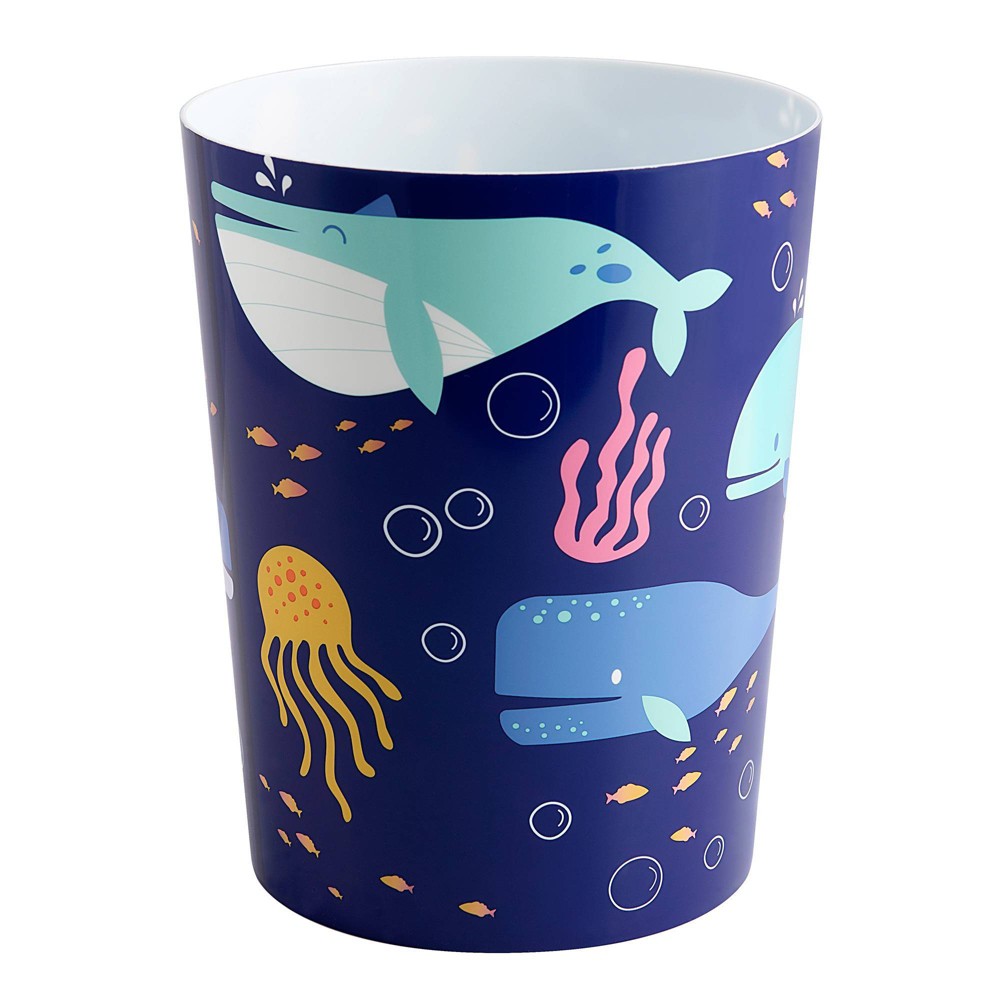 Photos - Waste Bin Whales Kids' Wastebasket - Allure Home Creations