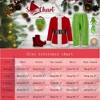 Aoibox Adult Christmas Green Monster Santa Costume Set (7PCS) - Complete Santa Claus Outfit with Mask, Fun Festive Attire for Holiday Celebrations - 3 of 4