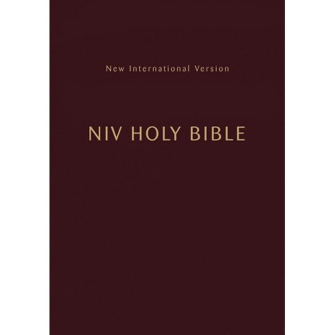 Niv, Holy Bible, Compact, Paperback, Burgundy, Comfort Print - By ...