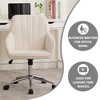 TY Adjustable Office Chair, Home Bedroom, Ergonomic Swivel Chair, Backrest Seat - 3 of 4