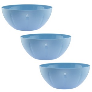 YBM Home Plastic Serve Mixing Bowl, Pack of 3 - 1 of 4