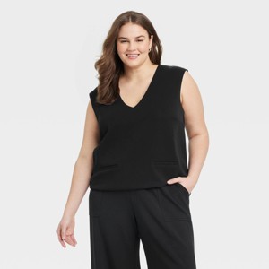 Women's Sandwash Vest - A New Day™ - 1 of 3