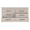 NicBex Stylish Wooden Dresser with 6 Spacious Drawers Minimalist Closet Storage with Superior Top for Bedroom, Living Room, Hallway - 4 of 4