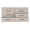 NicBex 6 Drawer Double Dresser for Bedroom,Modern Style Drawers with Black Pulls,Dressers for Kids Room,Living Room,Entry and Hallway - image 4 of 4