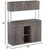 Monarch Specialties Storage Drawers File Office Work Laminate Metal Brown Contemporary Modern - 3 of 4