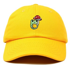 Dalix Mushroom Frog Unicorn Embroidered Cotton Dad Hat Baseball Cap Adjustable Mens Womens - 1 of 4