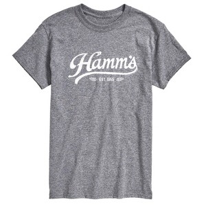 Men's - Hamm's - Vintage Logo Script Short Sleeve Graphic T-Shirt - 1 of 4