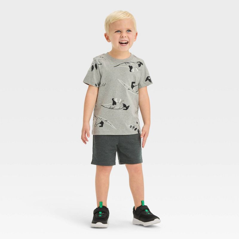 Toddler Boys' Short Sleeve Jersey Knit T-Shirt - Cat & Jack™, 4 of 5