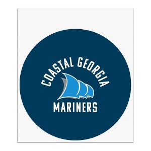 College of Coastal Georgia Mariners Logo Automotive Car Window Locker Circle Bumper Sticker - 1 of 4