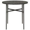 vidaXL Tea Table Grey PE Rattan, Powder-Coated Steel, PP Board - 3 of 4