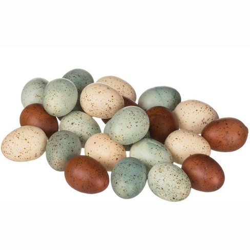 Sullivans Bag Of 24 Colored Eggs Decorative Filler 2h Blue, Brown