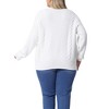 Agnes Orinda Women's Plus Size Classic Long Sleeve with Pockets Knit Lightweight Casual Cardigans - 4 of 4
