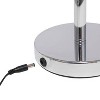 Creekwood Home Sleek Essentials 21" Pivot Arm Modern (Includes LED Light Bulb) Desk Lamp Chrome Finish - 4 of 4