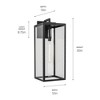 Kichler Lighting Branner 1 - Light Wall Light in  Textured Black - 2 of 4