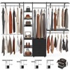 Besiost Heavy-duty Garment Rack Closet Organizer with Tower Shelving - 2 of 4