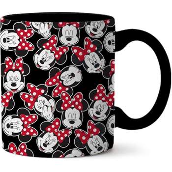 Silver Buffalo Disney Minnie Mouse All Over 14 Ounce Ceramic Mug