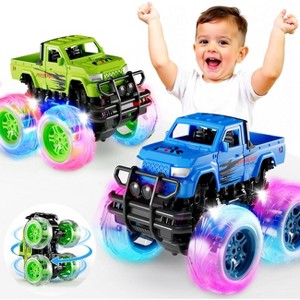 Glowing Wheels Monster Truck Toy for Boys Toddlers Ages 1-6 Years Childrens Gift - 1 of 4