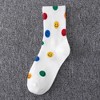 Alilang Women's Smile Face Low Cut Socks Non Slip Cotton for Casual Stability and Comfort 2 Pairs - One Size Fits Most - 2 of 4