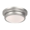 Livex Lighting Astor 3 - Light Flush Mount in  Brushed Nickel - 4 of 4