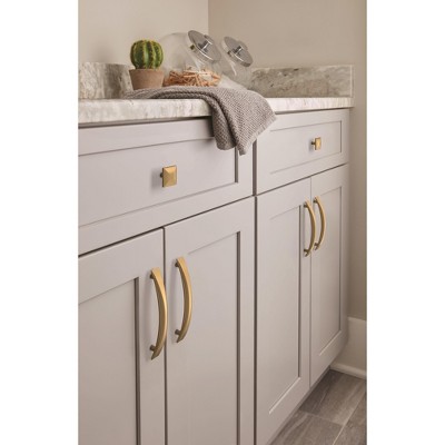 Champagne Bronze 6.25" Modern Arch Cabinet Pull
