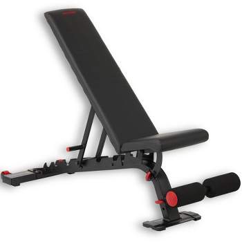Decathlon Corength Domyos 900, Reinforced Flat and Incline Weight Bench - One Size, Black